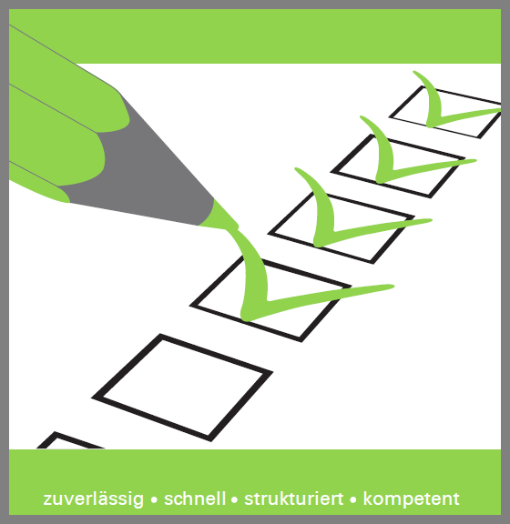 Grünflink: zuverlässig - schnell - strukturiert - kompetent